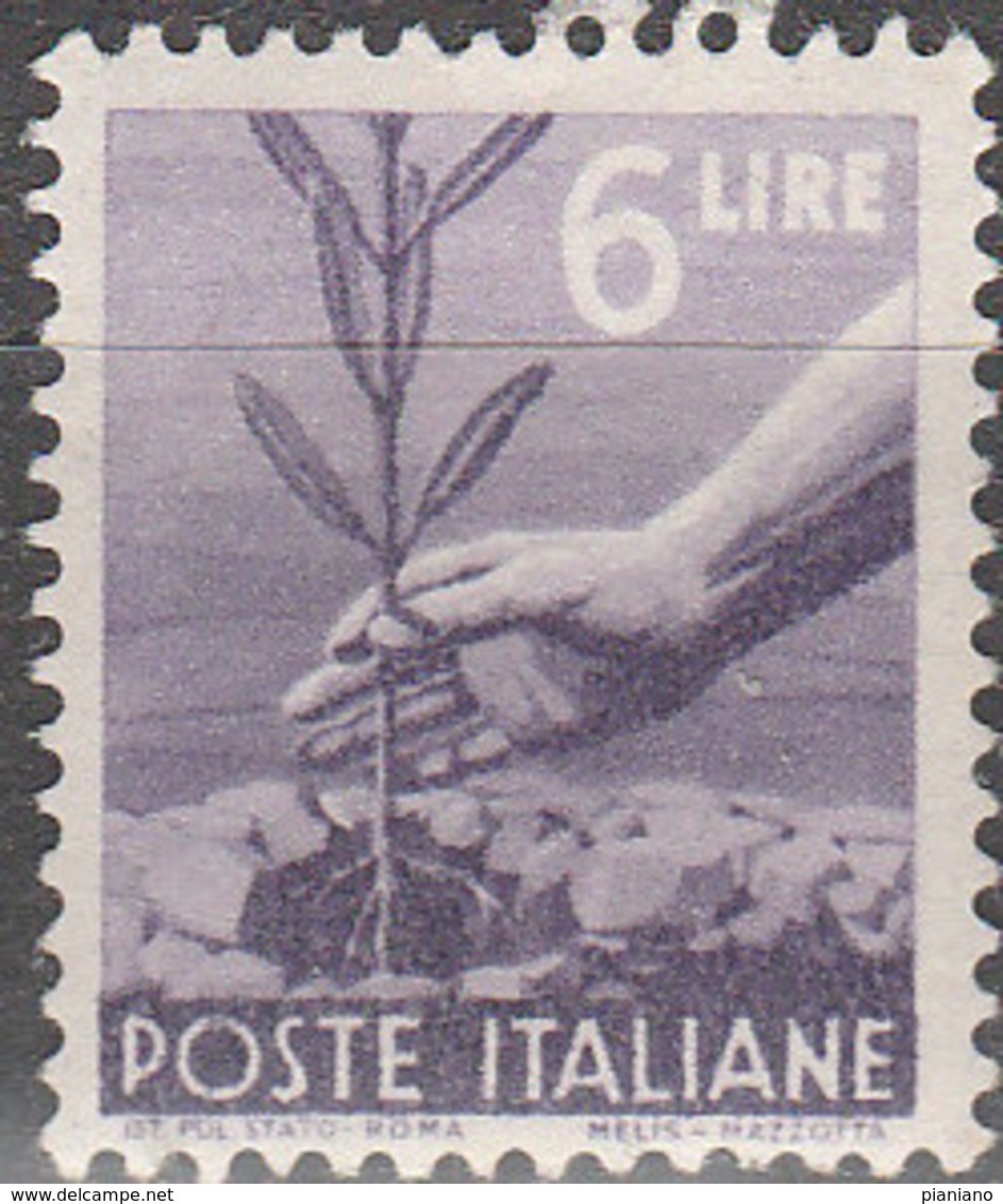 PIA - ITALIA - 1945-48 : Serie "Democratica"   - (Yv  551) - 1946-60: Nuovi