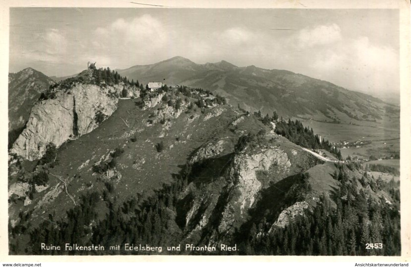 Ruine Falkenstein Mit Edelsberg Und Pfronten Ried  (007839) - Pfronten