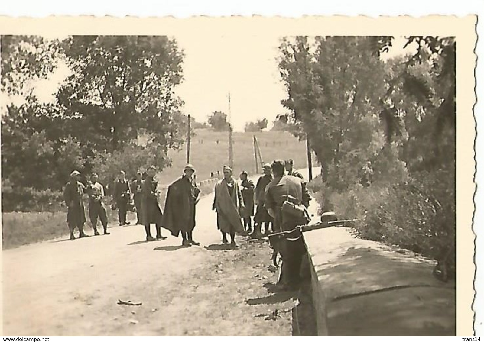 Orig Photo All WW2 : Capture De Prisonniers : Campagne De France . ATTIGNY - LAMETZ ( 08 Ardennes . )  Juin 1940 - 1939-45