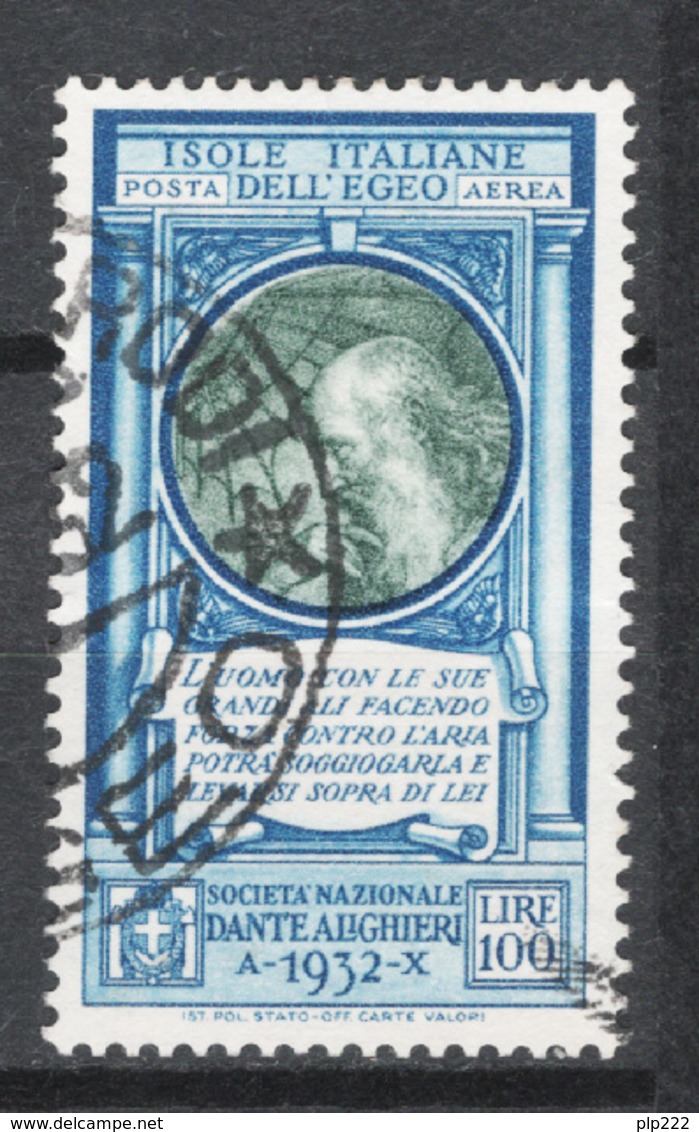 Egeo 1932 Sass.A21 O/Used VF/F - Ägäis