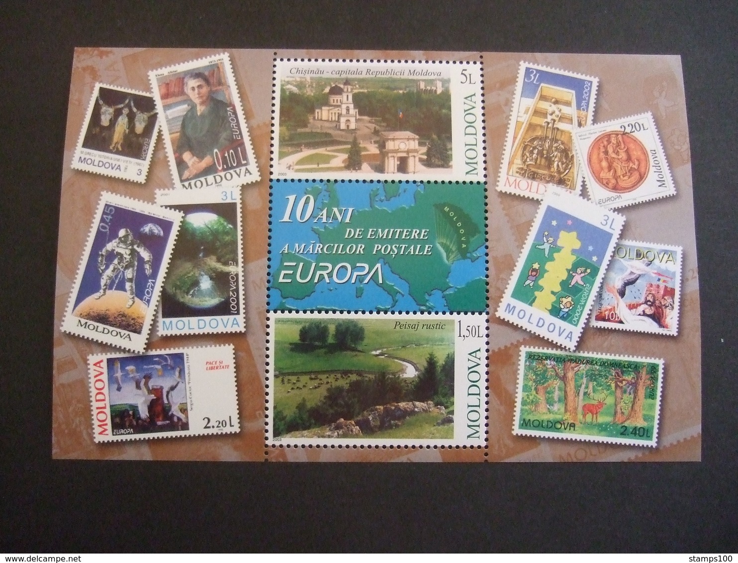 MOLDOVA. 2003  10 TH ANNIVERSARY EU ISSUES MOLDOVA    MNH **. (E23-NV) - Unused Stamps