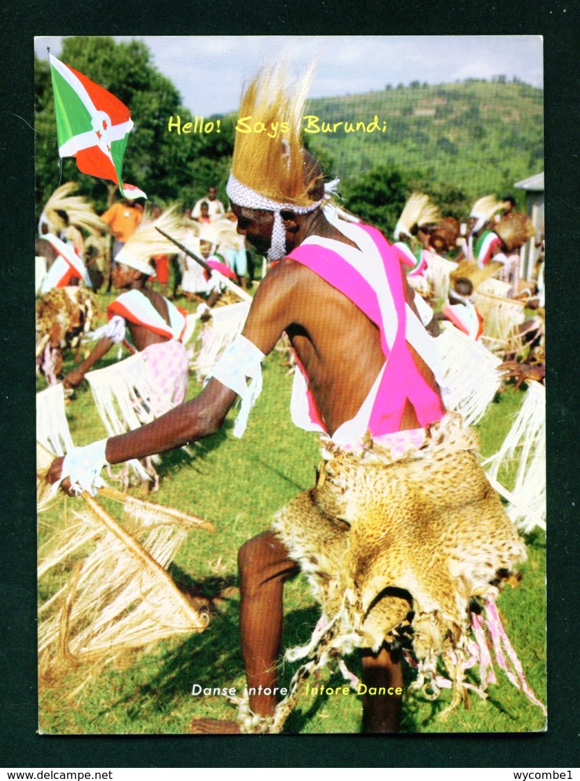 BURUNDI - Intore Dance Unused Postcard As Scans - Burundi