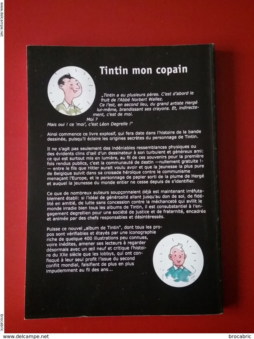 TINTIN MON COPAIN  LEON DEGRELLE REXISME PROAGANE HERGE WAFFEN  SS - Français