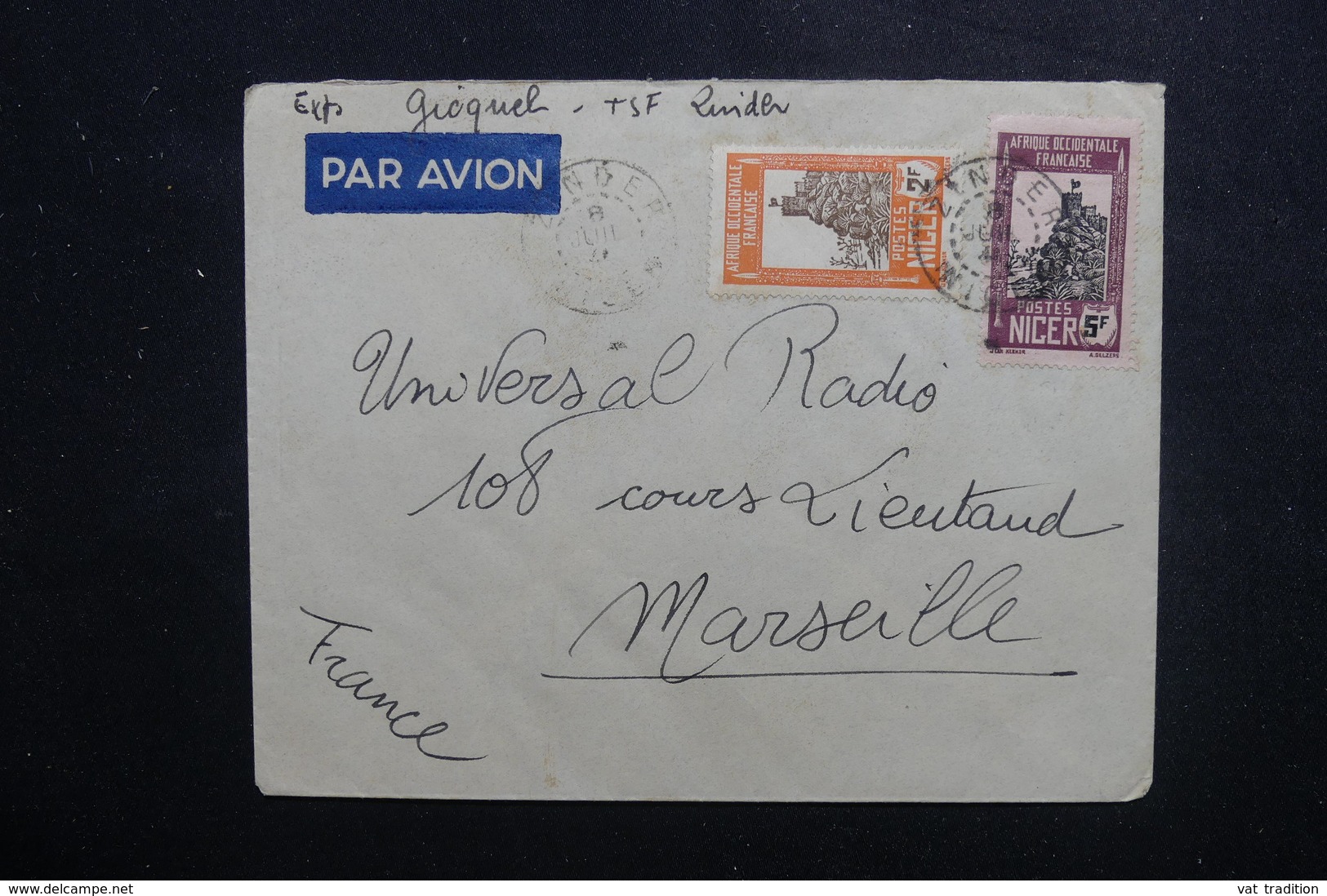NIGER - Enveloppe De Zinder Pour La France , Affranchissement Plaisant - L 49441 - Lettres & Documents