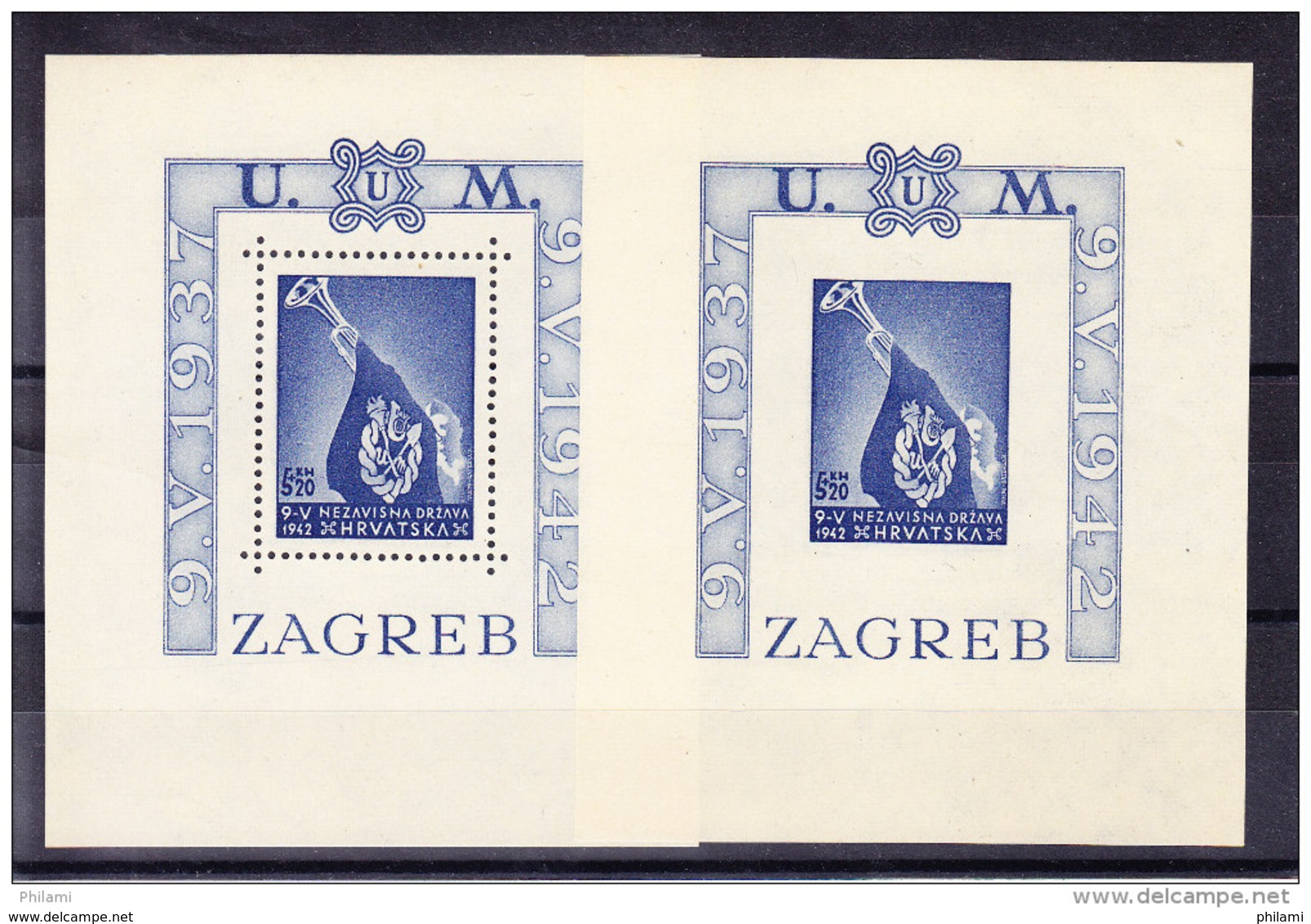 CROATIE YT BL 3/3A  ** MNH. (4R10) - Croatie