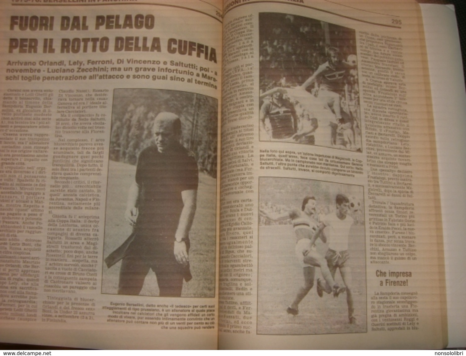 LIBRO MILLE VOLTE SAMPDORIA -NINO GOTTA PIERLUIGI GAMBINO 1984