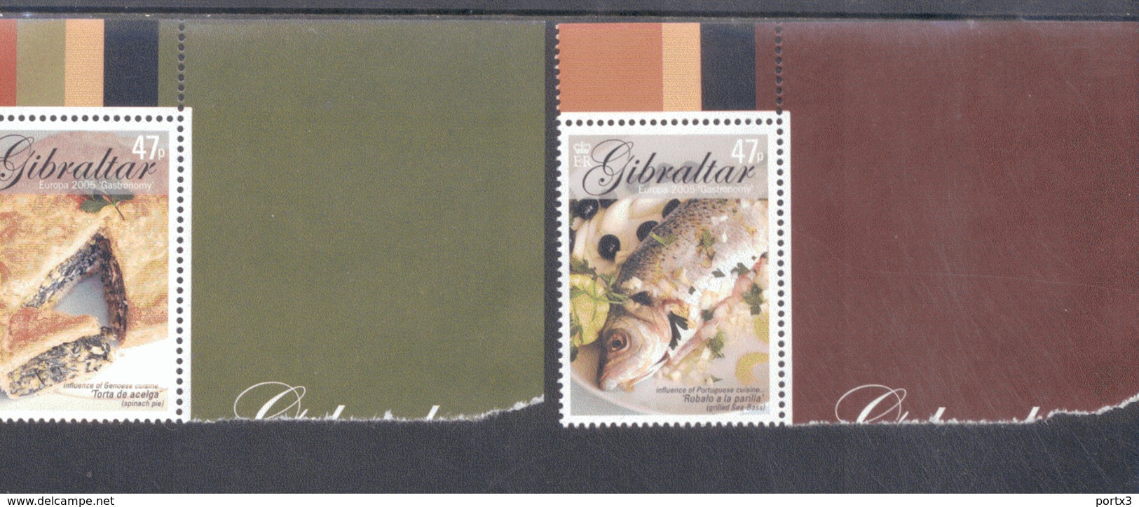 CEPT Gastronomie Gibraltar 1122 - 1125 MNH ** Postfrisch - 2005