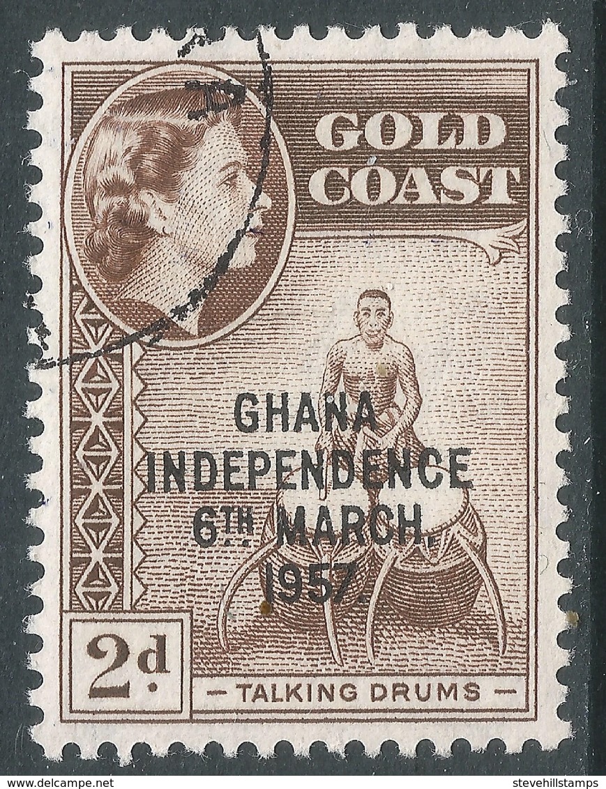 Ghana. 1957-58 Stamps Of Gold Coast O/P. 2d Used. SG 173 - Ghana (1957-...)