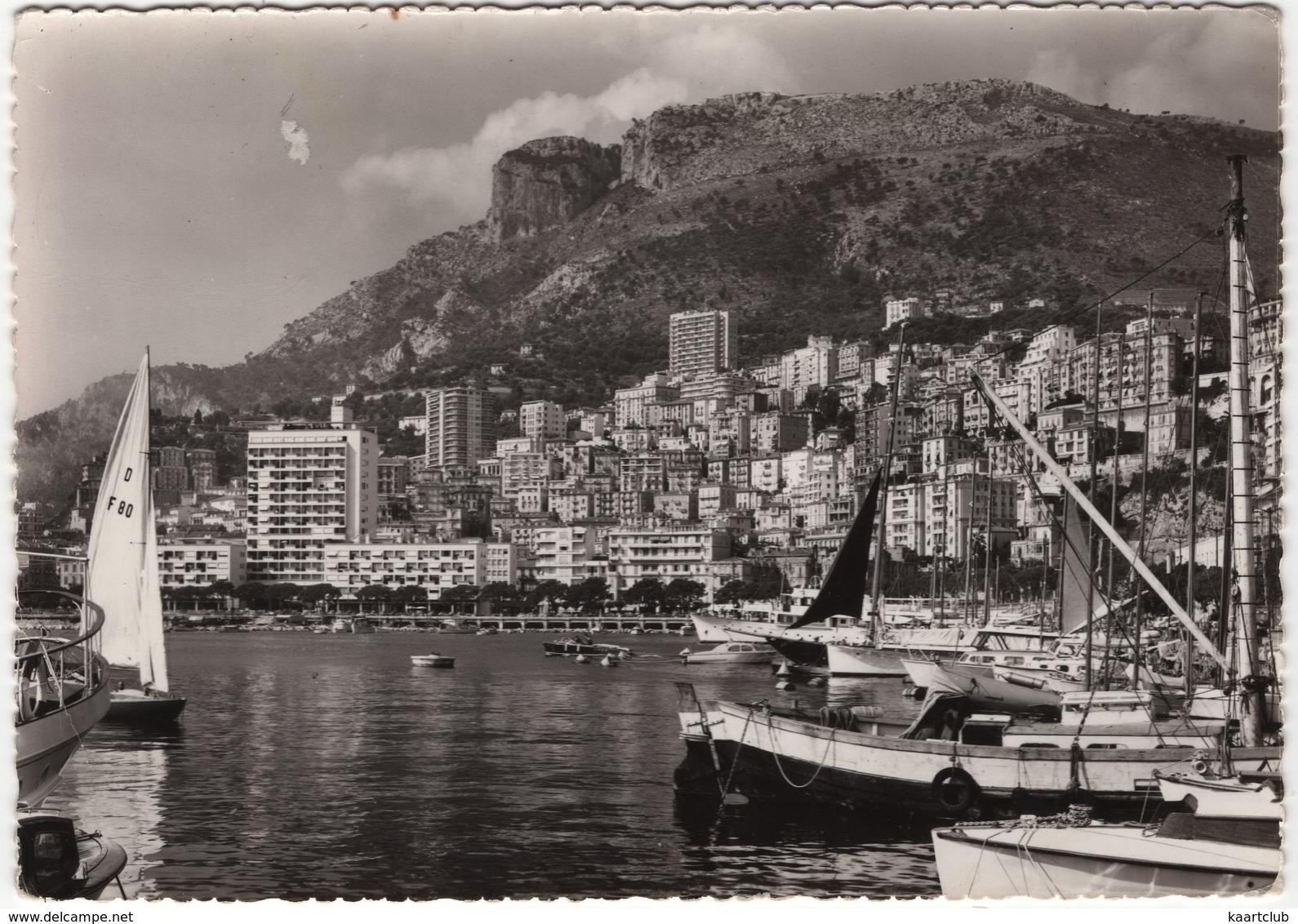 Monaco - Monte-Carlo: Le Port Et La Condamine (Postmark: 'Grand Prix Automobile - Monte-Carlo') - La Condamine