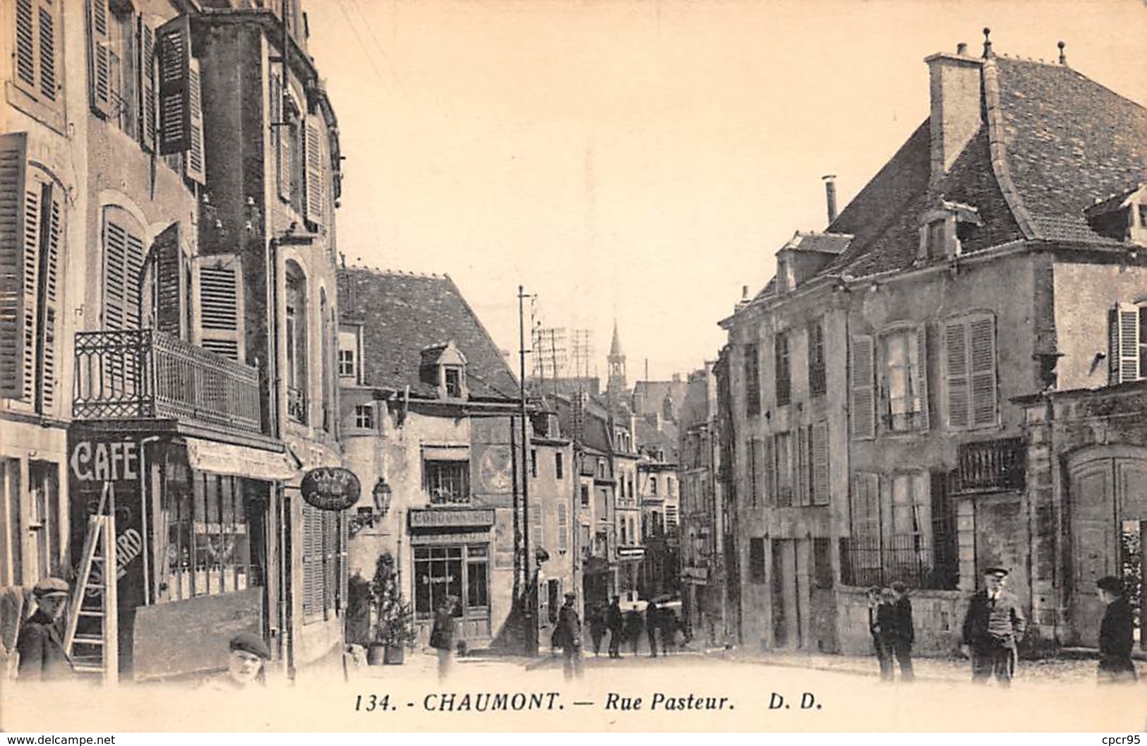 52  .n°  107337 .  Chaumont .cafe De La Comedie .cordonnerie .rue Pasteur . - Chaumont