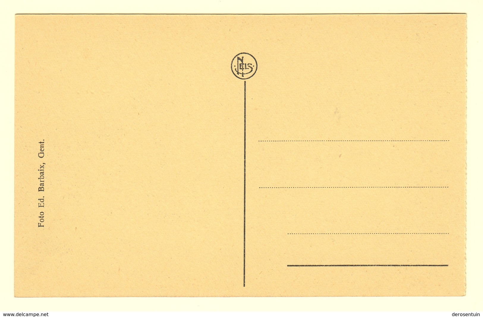 A0436	[Postkaart] Kasteel Terleye - Afsné-bij-Gent 1895 Vergrooting Nels, Foto Ed. Barbaix [Afsnee Van Herrewege Arch.] - Gent