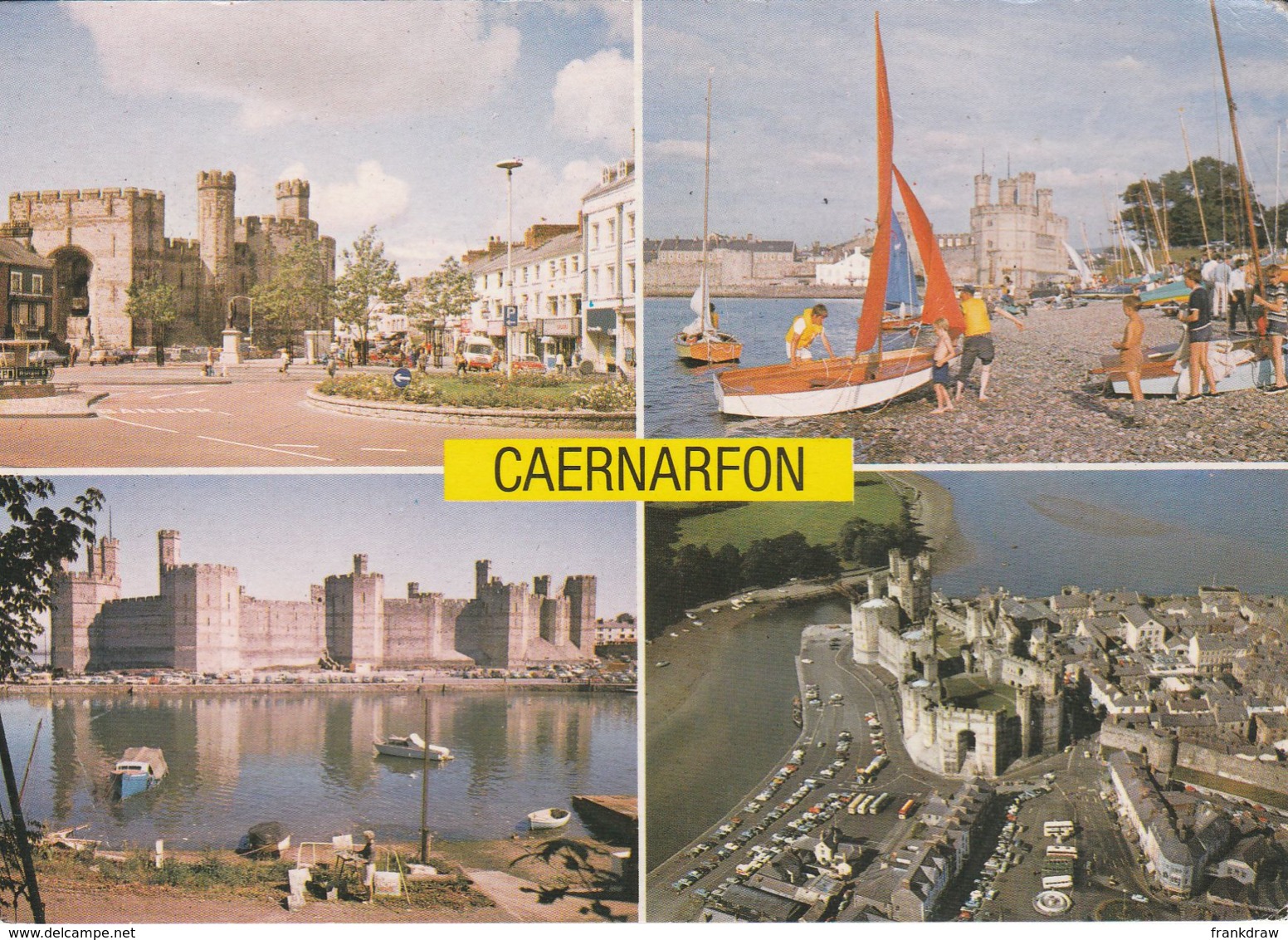 Postcard - Caernarfon Four Views Card No.pgd22810 Unused Very Good - Unclassified