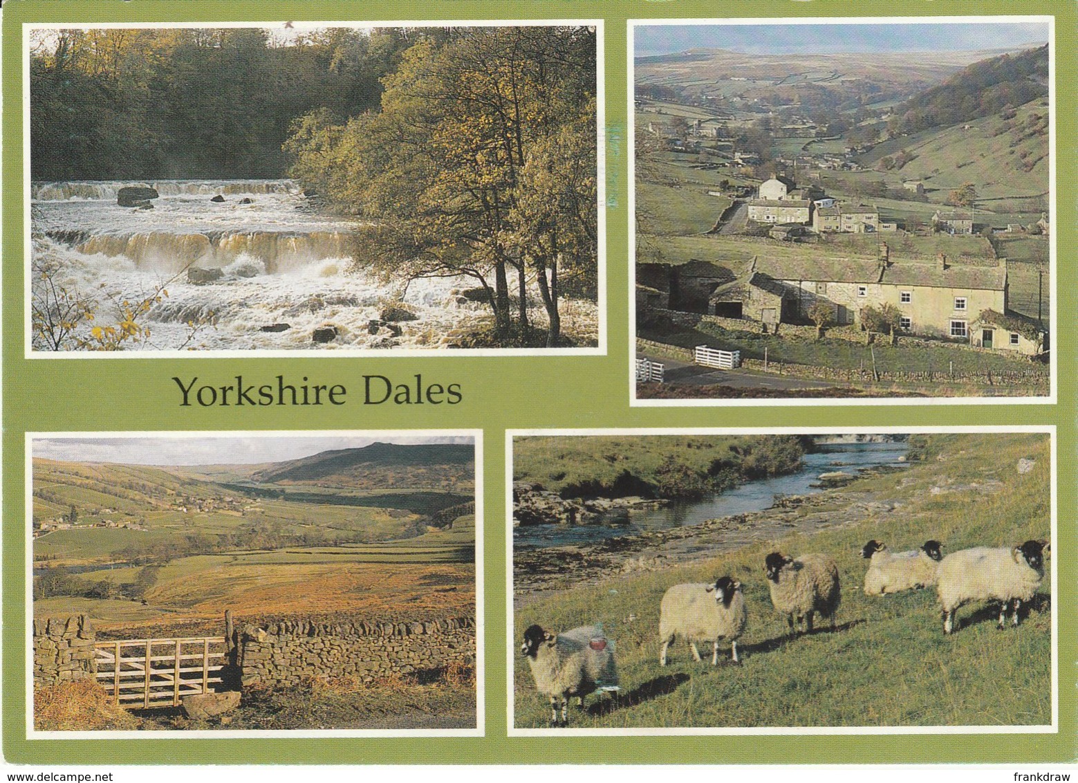 Postcard - Yorkshire Dales Four View Card No..c12373  Posted  But Date Stamp Unreadable Very Good - Unclassified