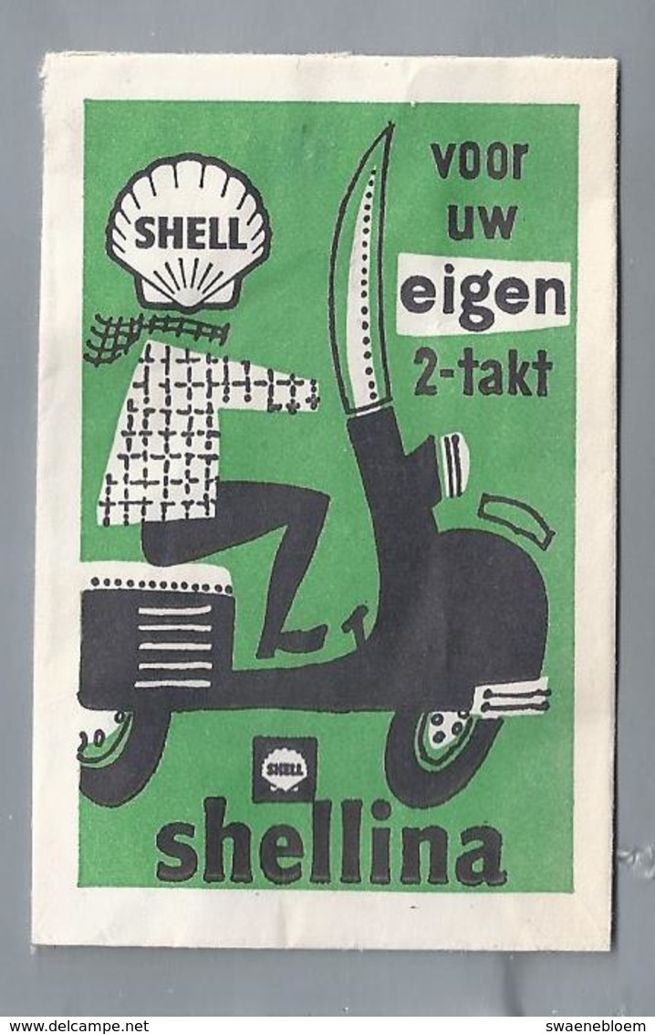 Suikerzakje.- SHELL. SHELLINA VOOR UW EIGEN 2-TAKT. Sugar Bag. Embalage De Sucre. Zucchero. Zucker - Suiker