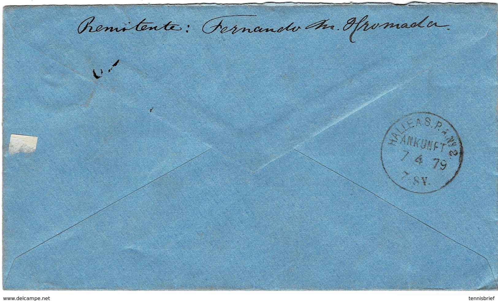 Chile ,1879, 5 Farben - Reko,sehr Seltene Ausgabe Auf Brief ,Bedarf , Luxus ! Rarität !!  , A2805 - Chile