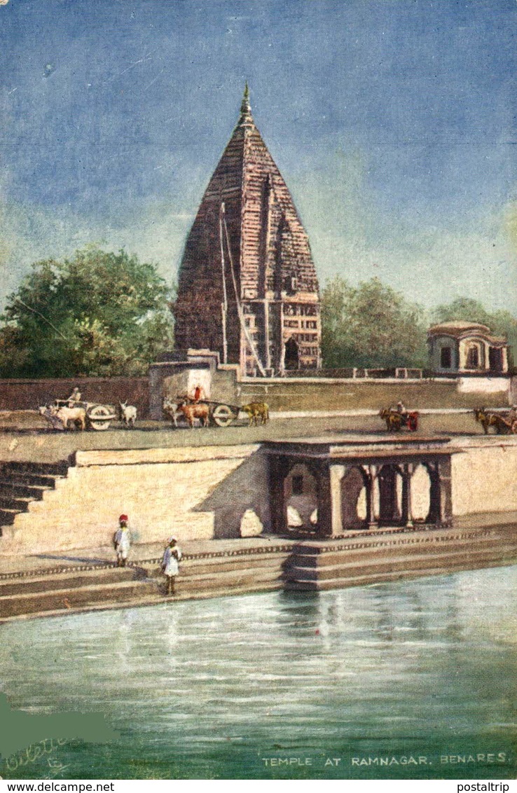 Temple At Ramnagar, Benares. INDIA // INDE. - India