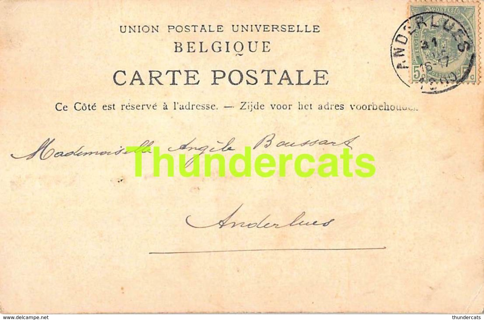 CPA LITHO DATE 1901 MILLESIME YEAR DAT 1901  ( PLI D'ANGLE - CORNER CREASE ) - Nouvel An