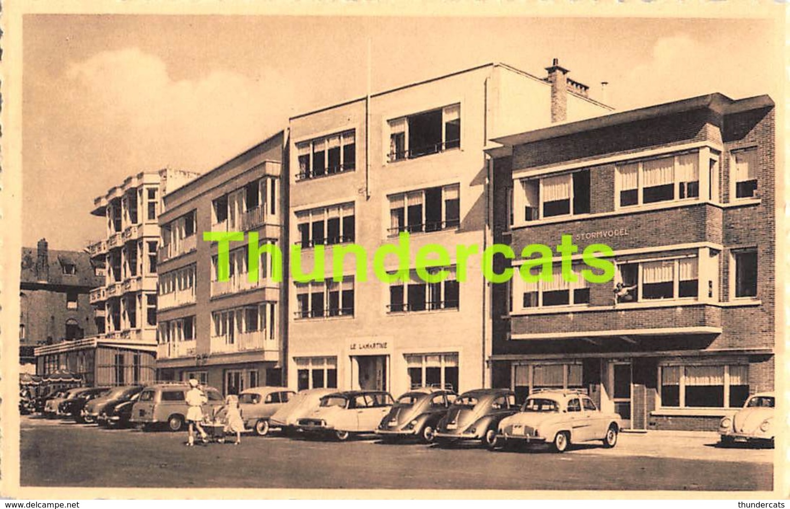 CPA ST SINT IDESBALD RESIDENCES STORMVOGEL LAMARTINE SANTA CATALINA BELLE VUE CITROEN DS VOLKSWAGEN - Koksijde