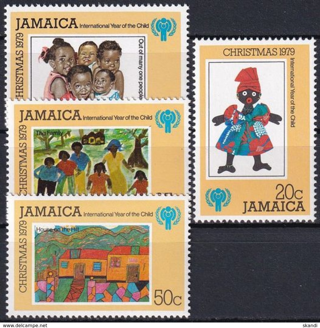 JAMAICA 1979 Mi-Nr. 462/65 ** MNH - JAHR DES KINDES - YEAR OF THE CHILD - Jamaica (1962-...)
