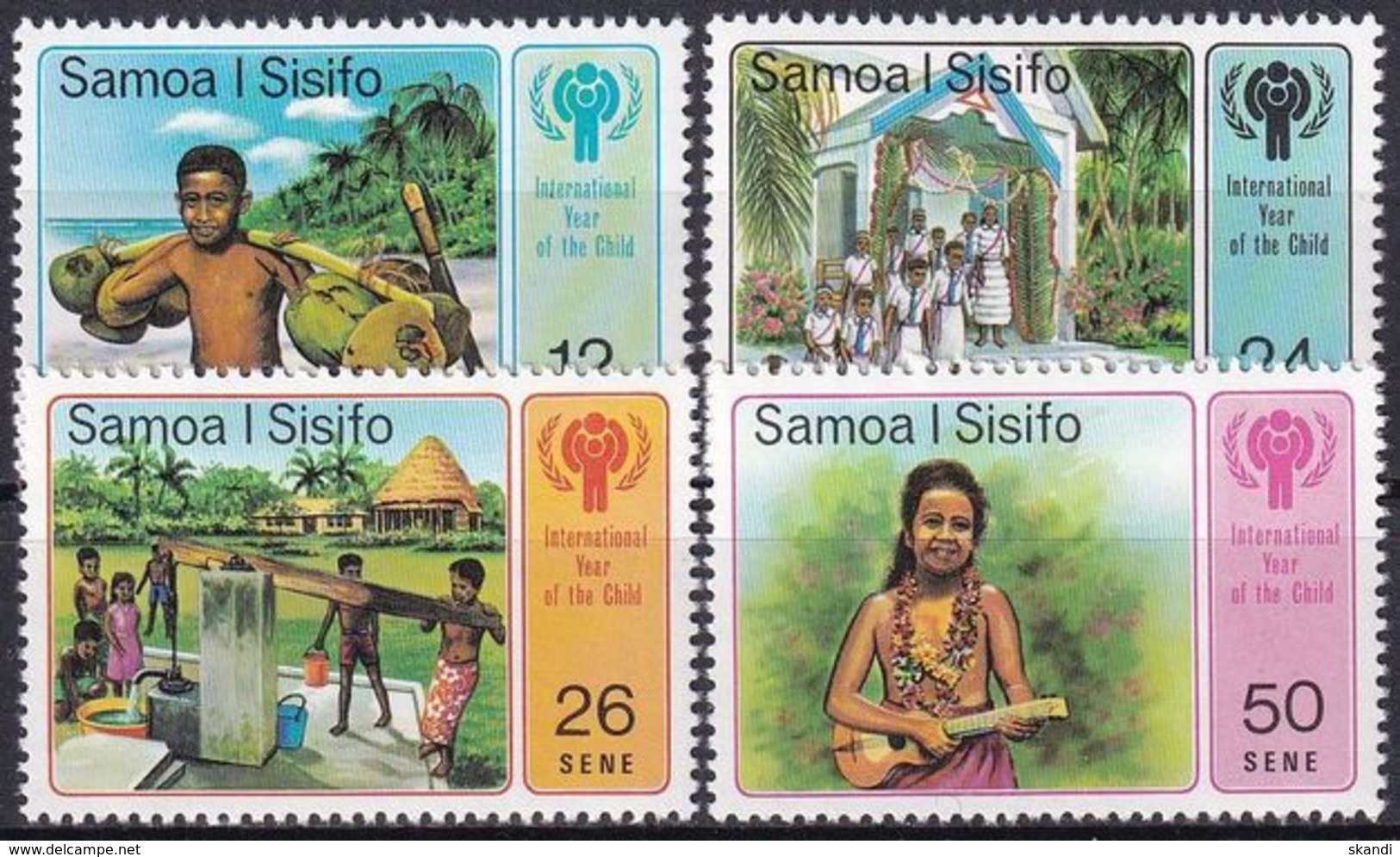 SAMOA 1979 Mi-Nr. 399/02 ** MNH - JAHR DES KINDES - YEAR OF THE CHILD - Samoa (Staat)