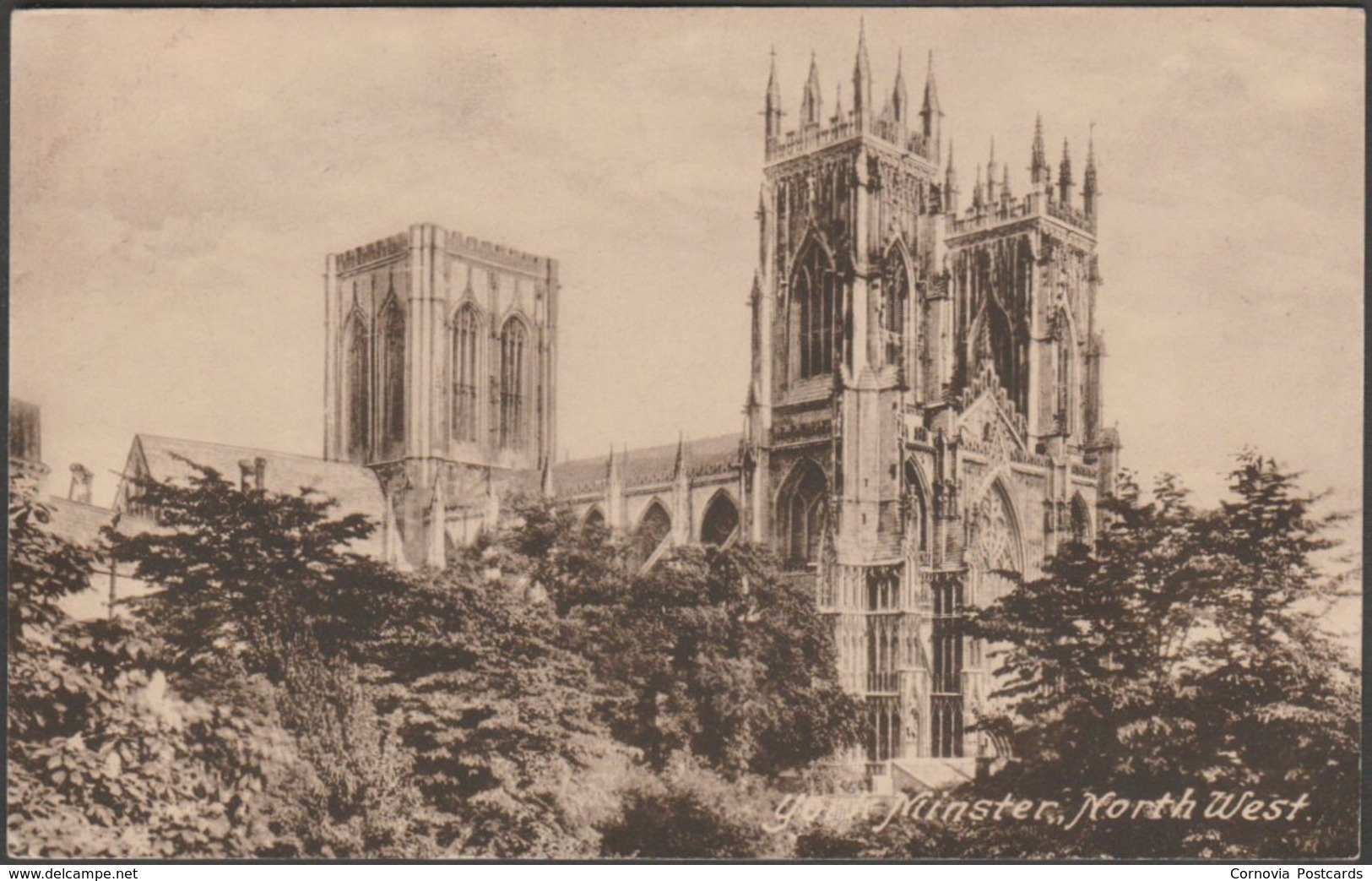 North West, York Minster, Yorkshire, C.1920 - Frith's Postcard - York