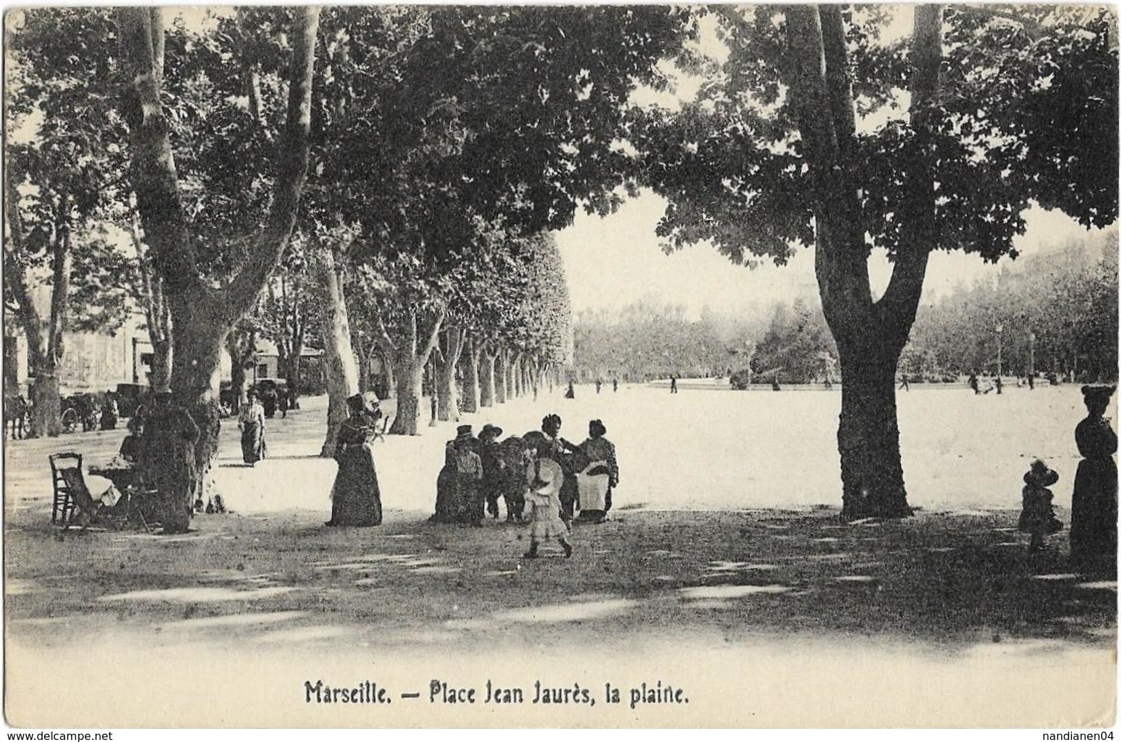 CPA - 13  - Marseille -  Place Jean Jaurès - Canebière, Centro