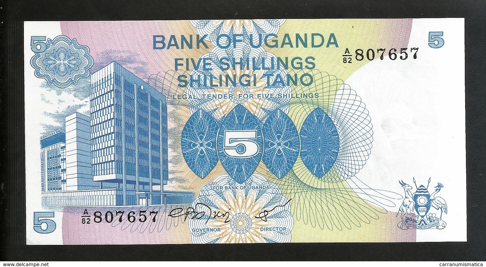 UGANDA - BANK Of UGANDA - 5 SHILLINGS - Uganda