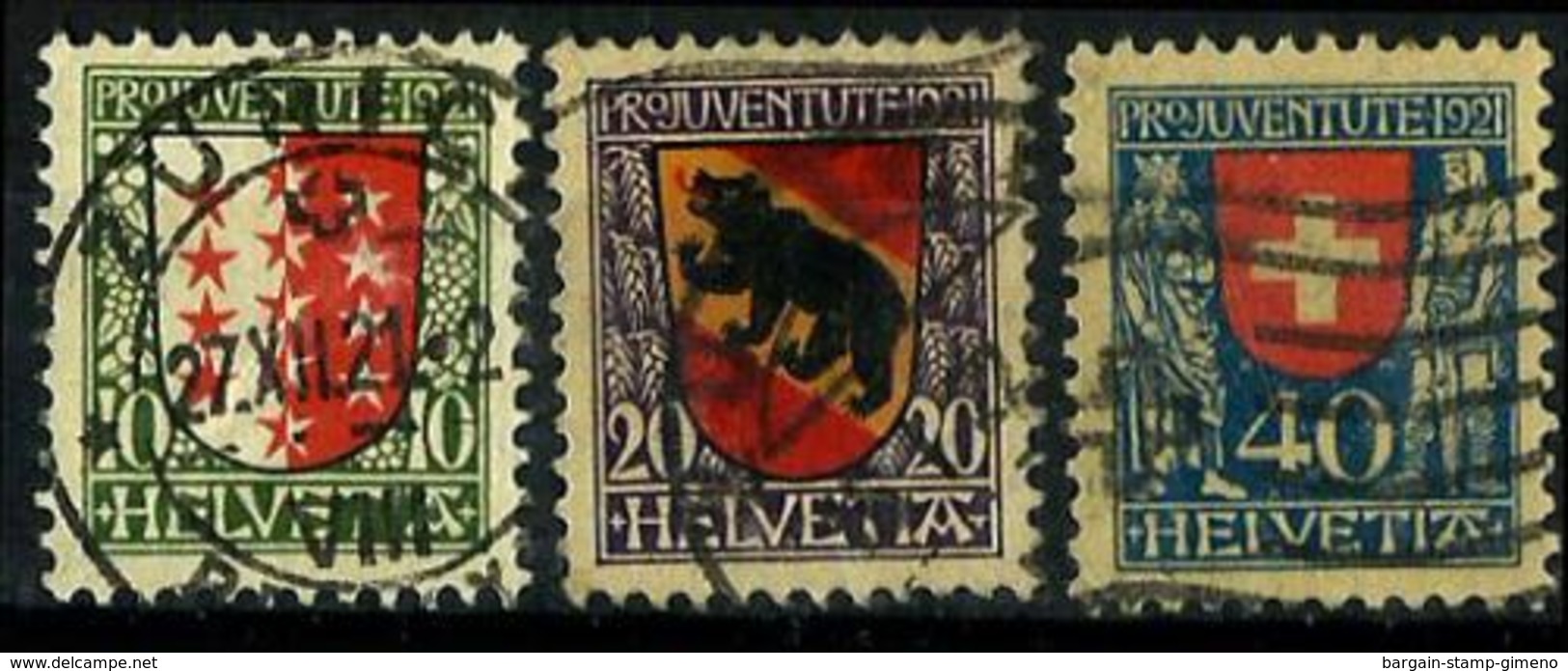 Suiza Nº 185/87 Usado. Cat.57,50€ - Usados