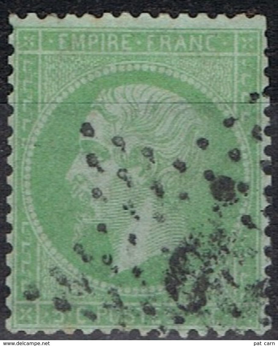 N°20 Etoile 9 Bien Frappe Lisible, Bon Timbre - 1862 Napoléon III