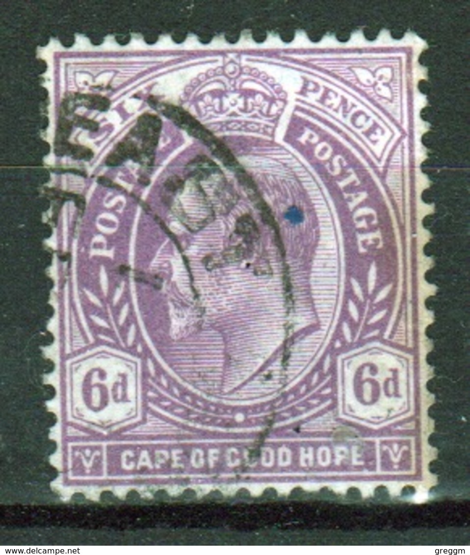 Cape Of Good Hope Edward VII 1902 Six Penny Stamp. - Cape Of Good Hope (1853-1904)