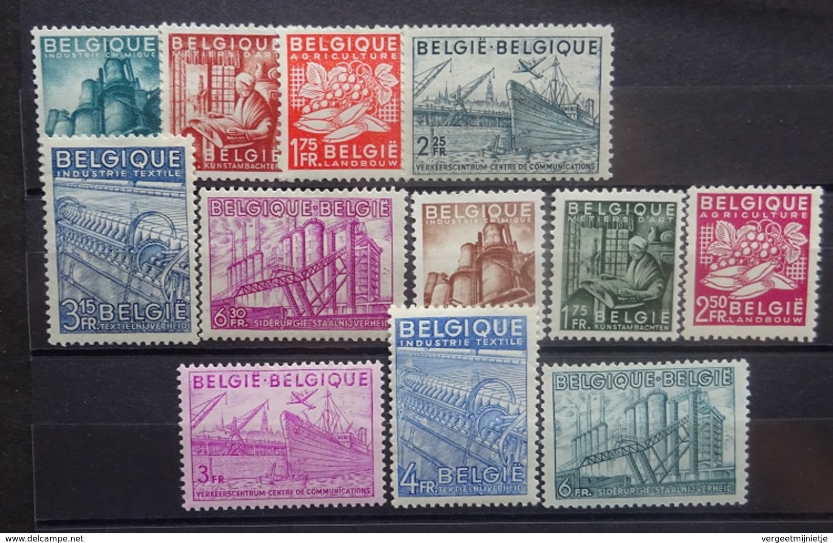 BELGIE 1948    Nr. 761 - 766 / 767 - 772     Postfris **    CW  73,00 - Nuevos