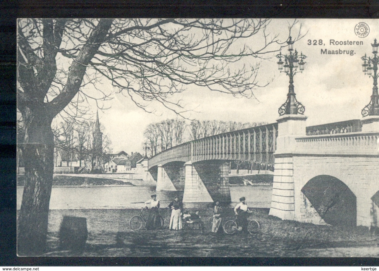 Roosteren - Maasbrug - 1913 - Roosteren Langebalk - Autres & Non Classés