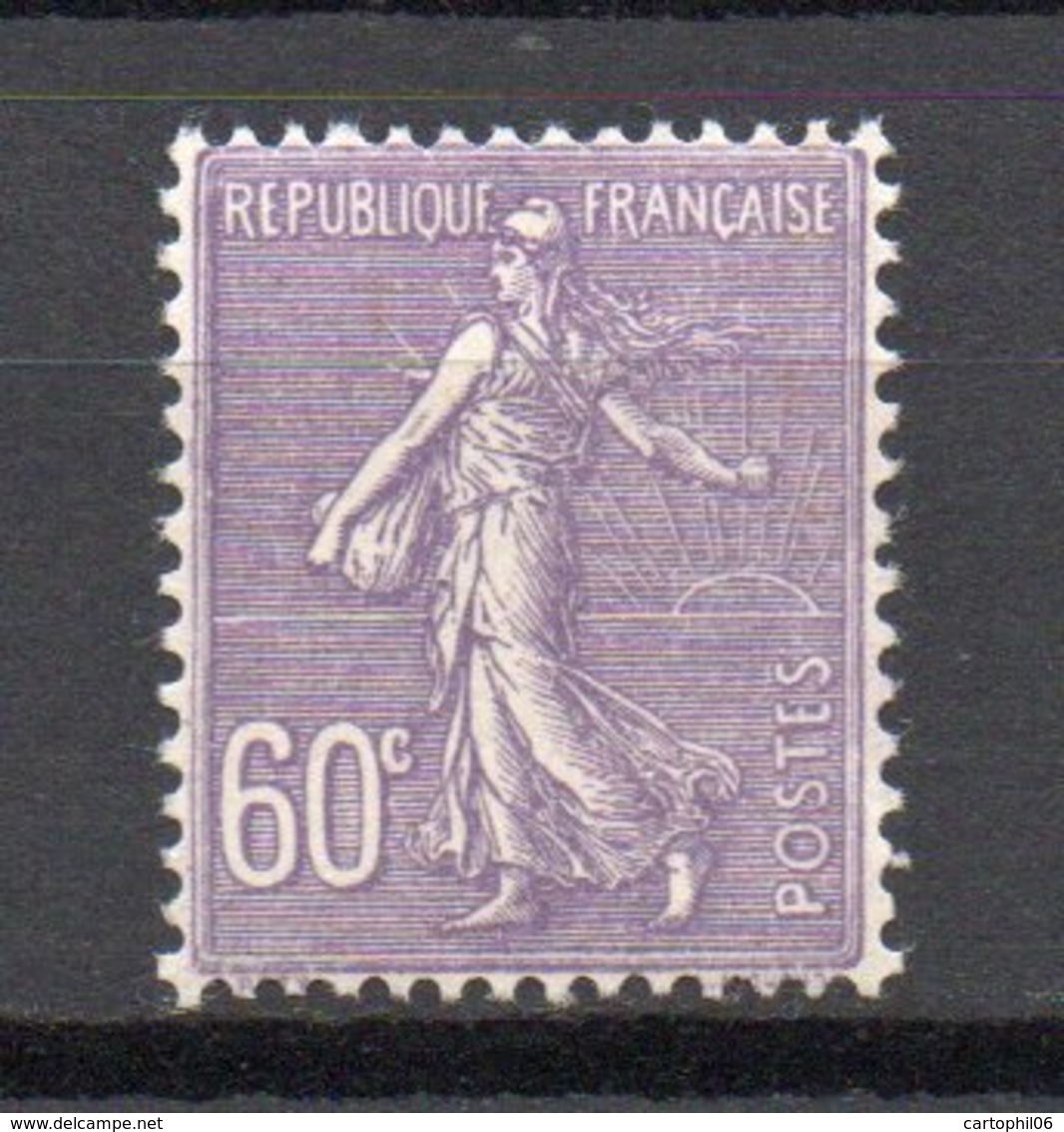 - FRANCE N° 200 Neuf ** MNH - 60 C. Lilas Semeuse Lignée 1924-32 - Cote 13,50 EUR - - 1903-60 Semeuse Lignée