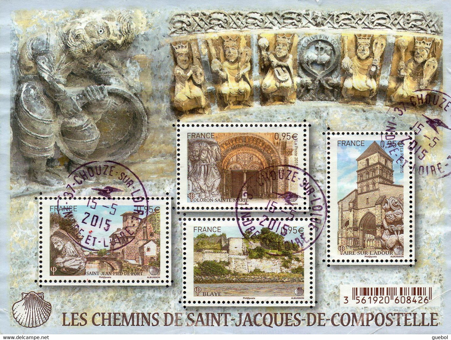 France Oblitération Cachet à Date BF N° F 4949 - Les Chemins De Saint-Jacques-de-Compostelle - Used