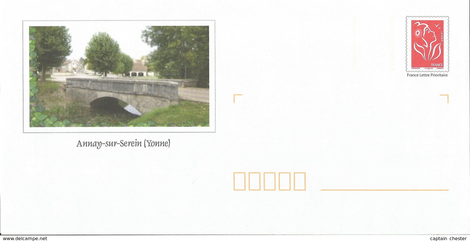 Prêt à Poster PAP " ANNAY SUR SEREIN YONNE - Le Pont Sur Le Serein " Neuf (Rep. Lamouche) - PAP : Bijwerking /Lamouche