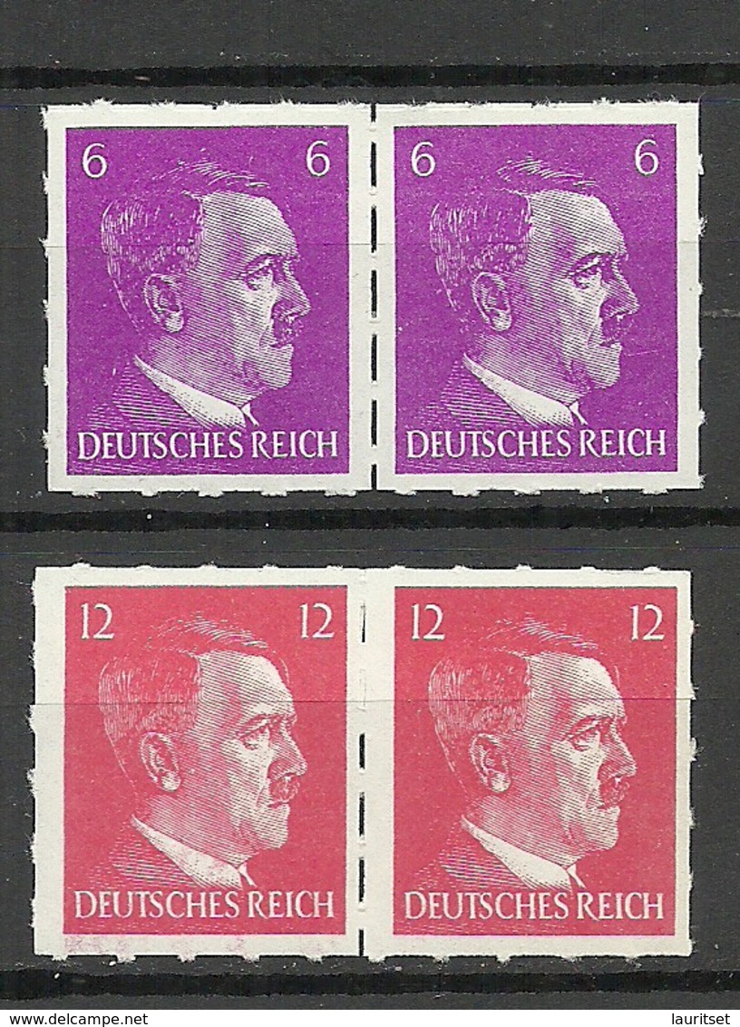 Deutsches Reich 1941/44 Michel 786 & 788 MNH A. Hitler FAKE Fälschungen Faux - Ungebraucht