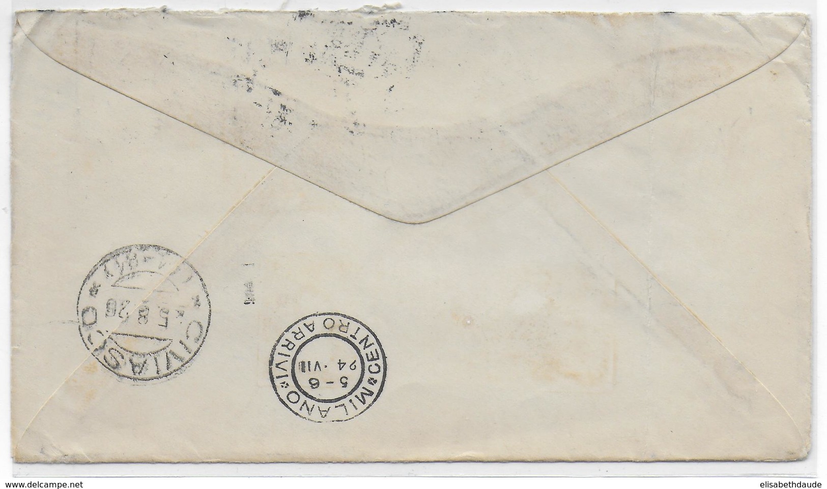 USA - 1926 - ENVELOPPE ENTIER De BOSTON => MILAN (ITALY) => CIVIASCO - Lettres & Documents