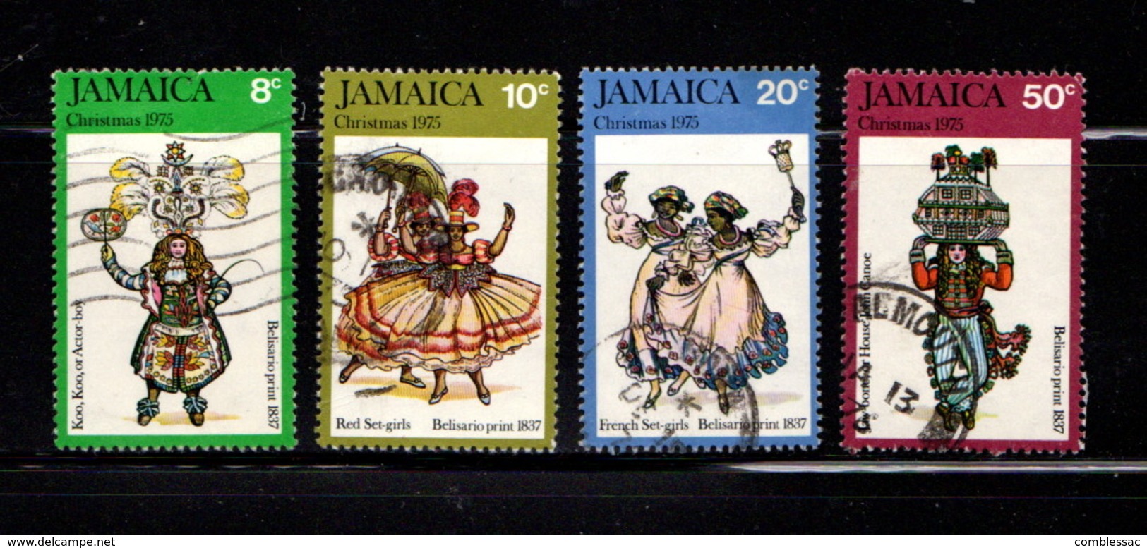 JAMAICA    1975    Christmas    Set  Of  4    USED - Jamaica (1962-...)