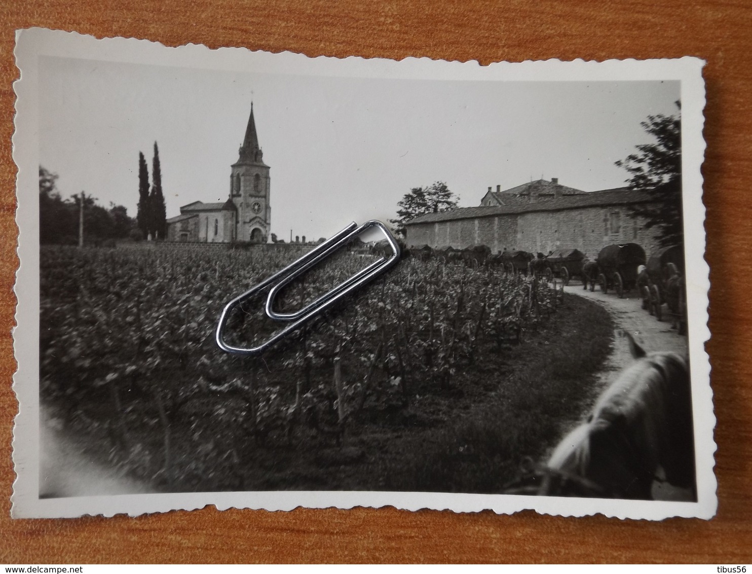 GIRONDE VIRSAC WW2 EGLISE DE SAINT GENES SAINT ANDRE DE CUBZAC  GUERRE 39 45 CONVOI SOLDATS ALLEMANDS EN 1941 BLAYE - Autres & Non Classés