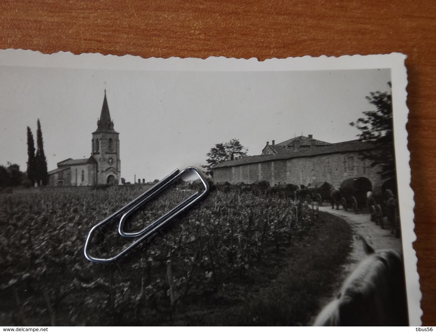 GIRONDE VIRSAC WW2 EGLISE DE SAINT GENES SAINT ANDRE DE CUBZAC  GUERRE 39 45 CONVOI SOLDATS ALLEMANDS EN 1941 BLAYE - Autres & Non Classés