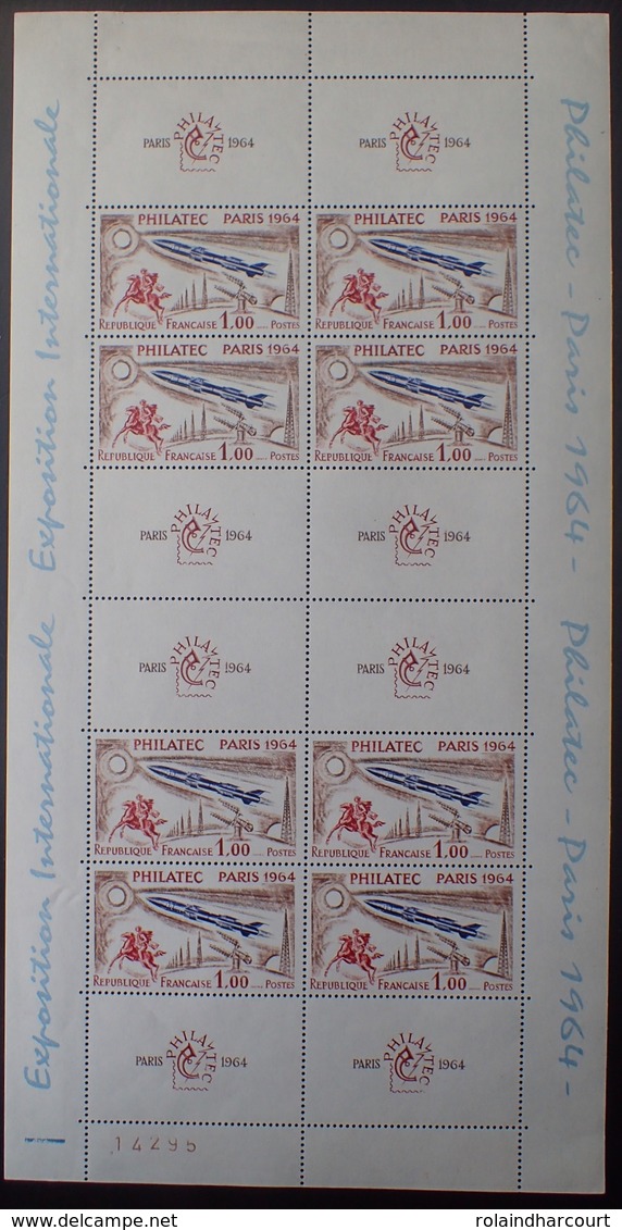 DF40266/959 - 1964 - PHILATEC - BLOC N°6 Numéroté TIMBRES NEUFS** - Cote : 300,00 € - Nuevos