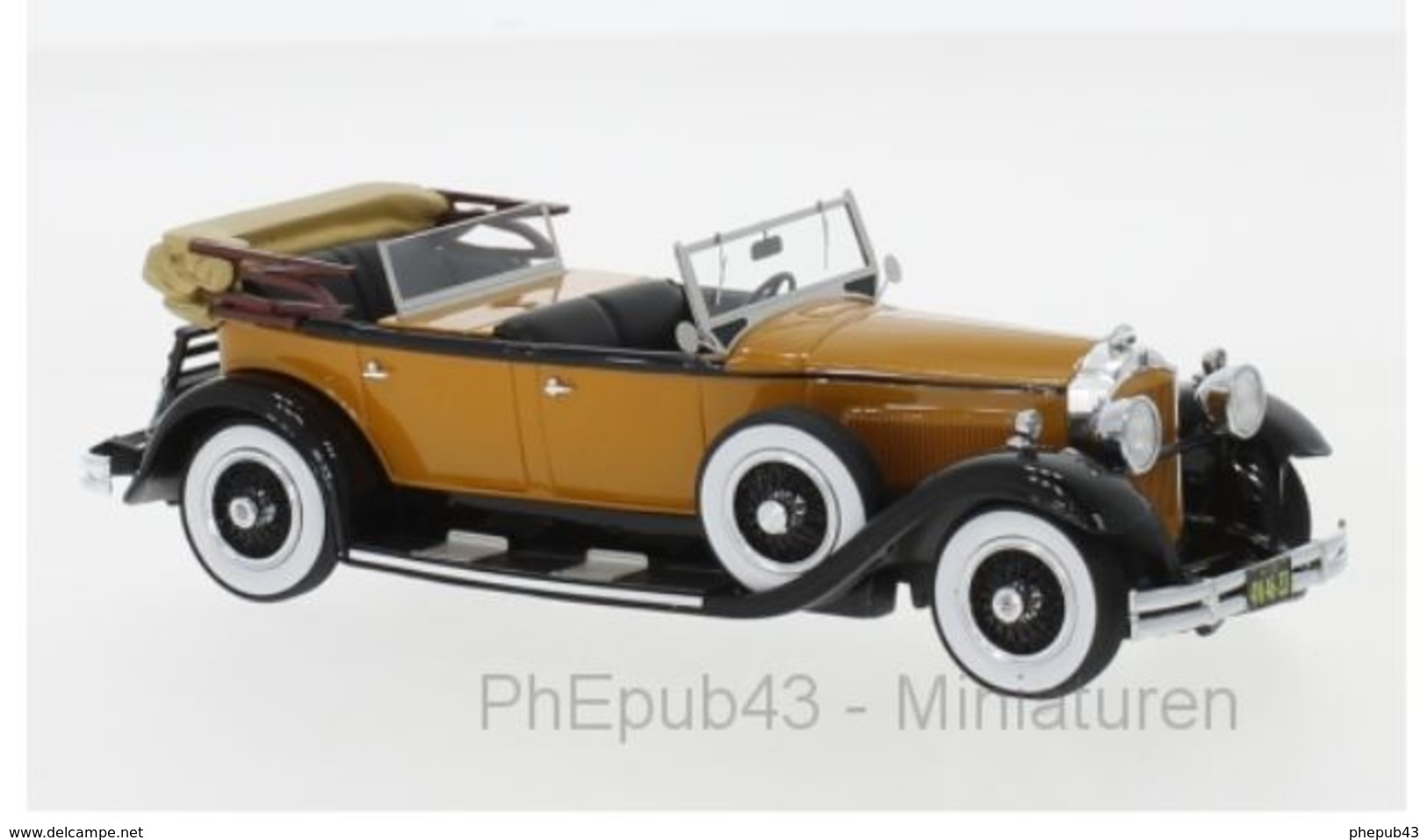 Packard 733 Straight 8 Sport Phaeton - 1930 - Dark Orange/black - Neo - Autres & Non Classés