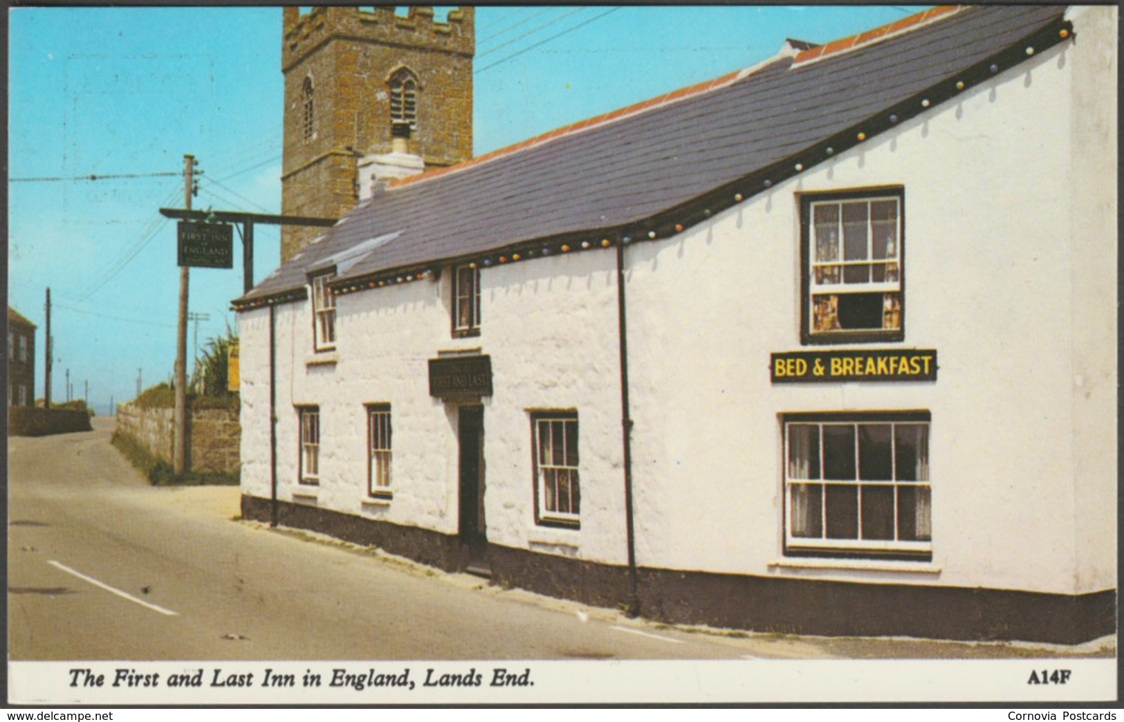 The First And Last Inn, Land's End, Cornwall, C.1970 - Harvey Barton Postcard - Land's End