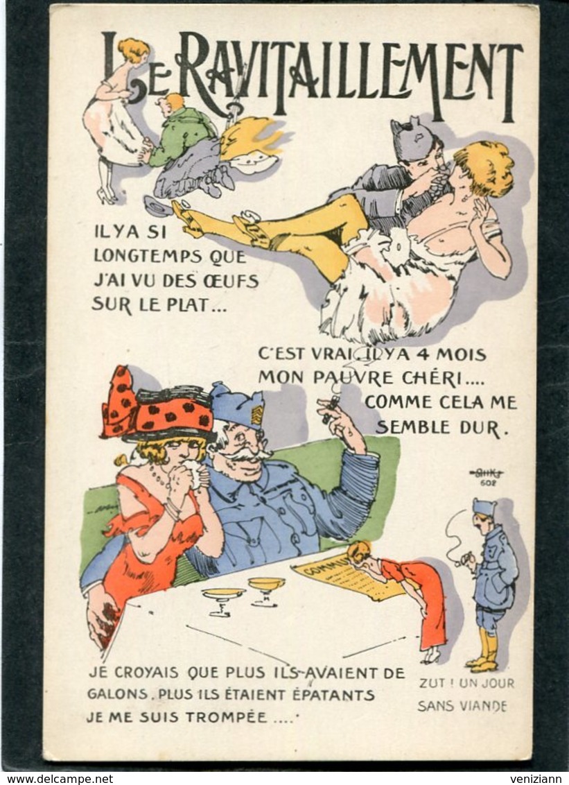 CPA - Illustration - LE RAVITAILLEMENT - Guerra 1914-18