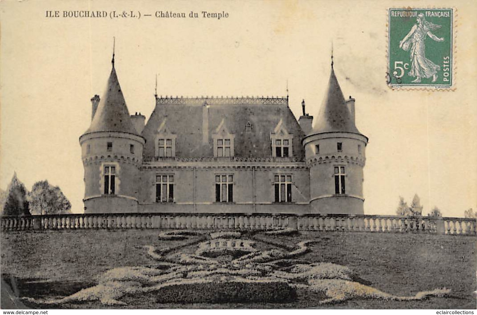 L'Ile Bouchard        37         Château Du Temple             (voir Scan) - L'Île-Bouchard