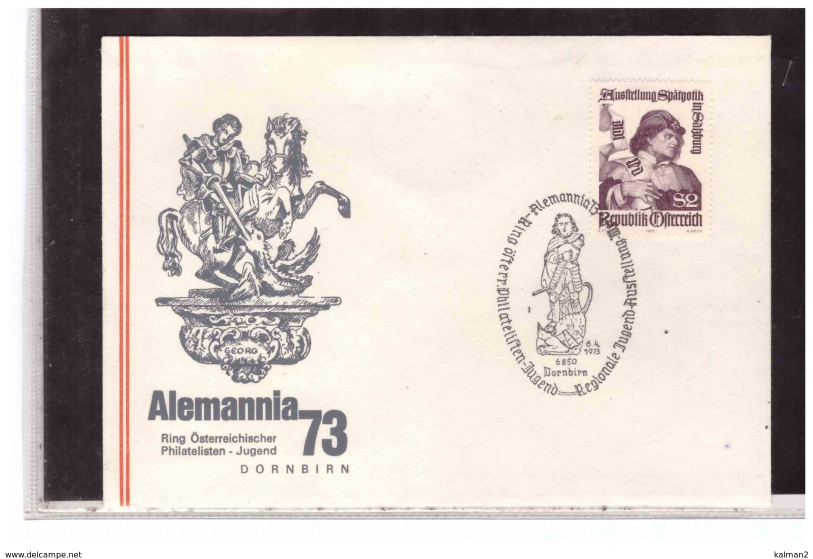 TEM3915   -   DORNBIRN  6.4.1973    /     " ALEMANNIA  '73 " - Briefmarkenausstellungen