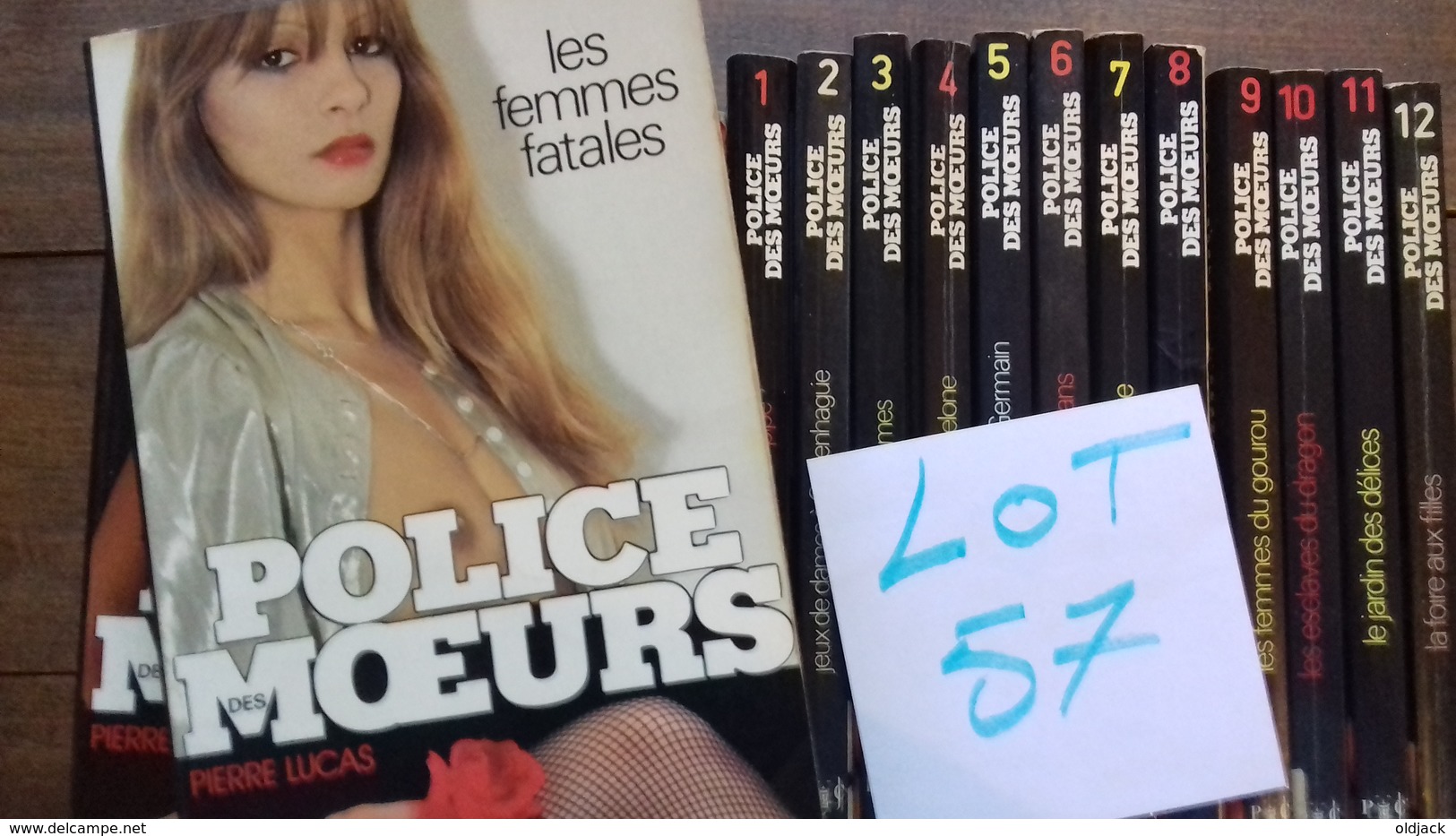 Lot De 25 Livres " POLICE DES MOEURS " En Bon état. Pierre LUCAS. (lot N°57) - Police Des Moeurs