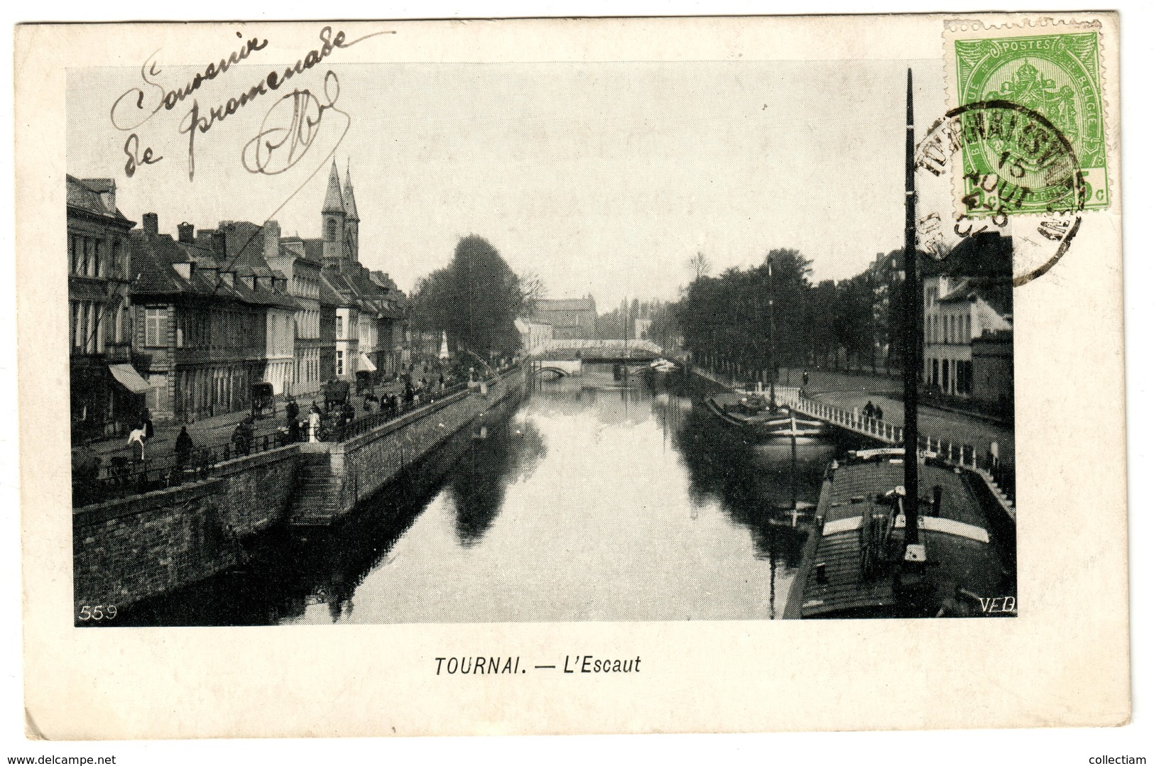 TOURNAI (1904) - L'Escaut - Dos Non Divisé - Tournai