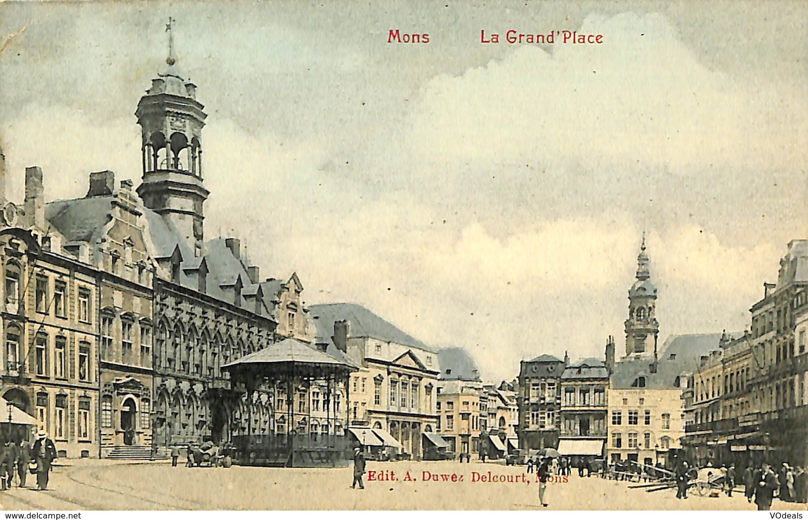 CPA - Belgique - Mons - Grand'Place - Mons