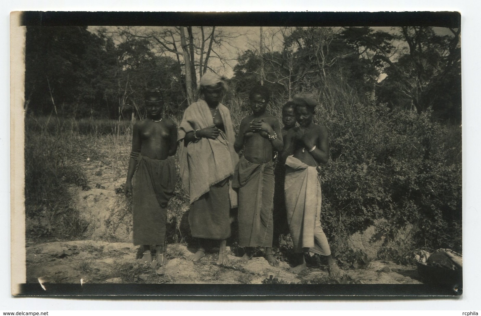 RC 14910 SENEGAL AFRIQUE LOT 6 PHOTOS ANCIENNES COMPTOIRS SENEGALAIS GARAGE CITROEN VOITURE GROUPE FEMMES CONSTRUCTION - Afrika